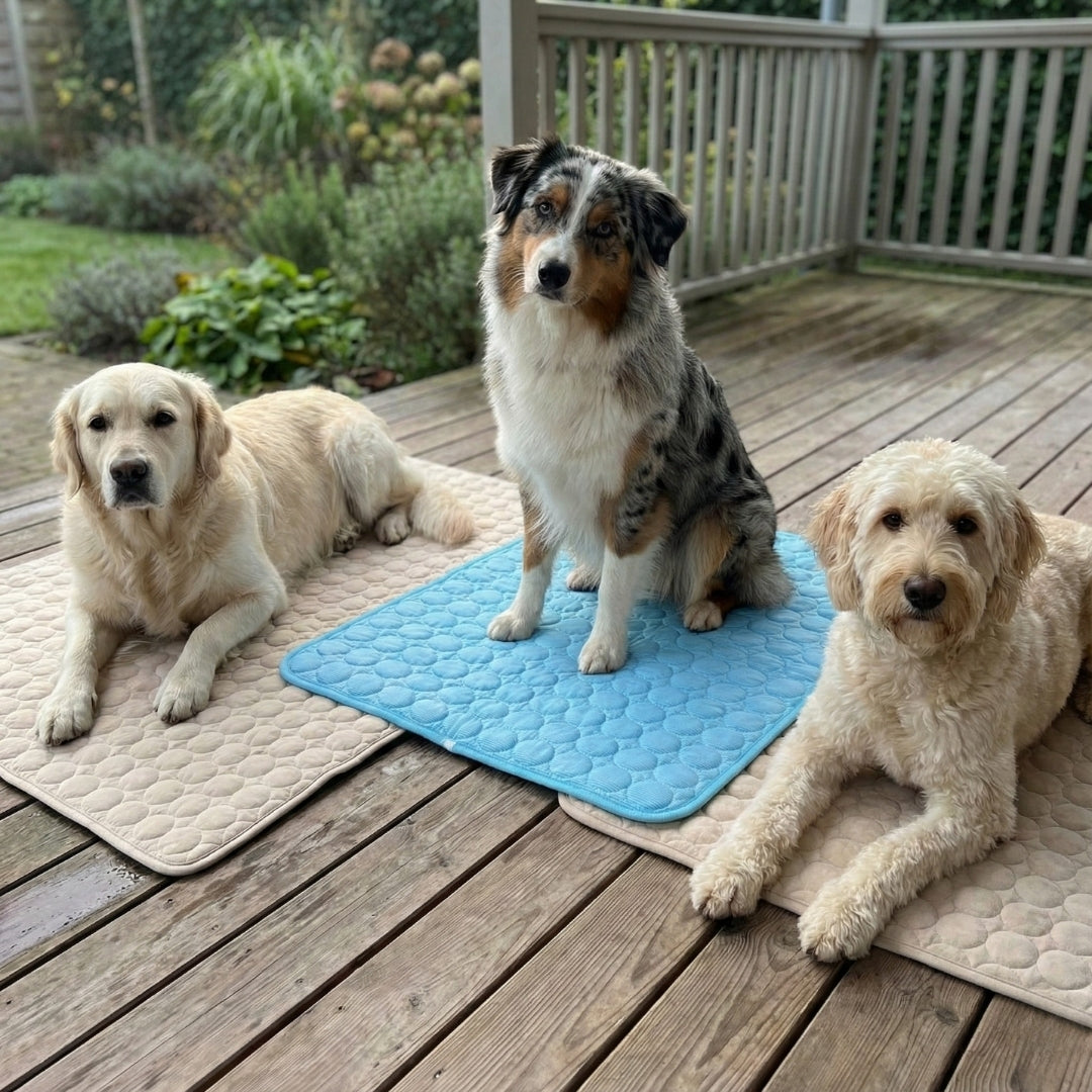 Pet relaxing with the Furpico cooling mat